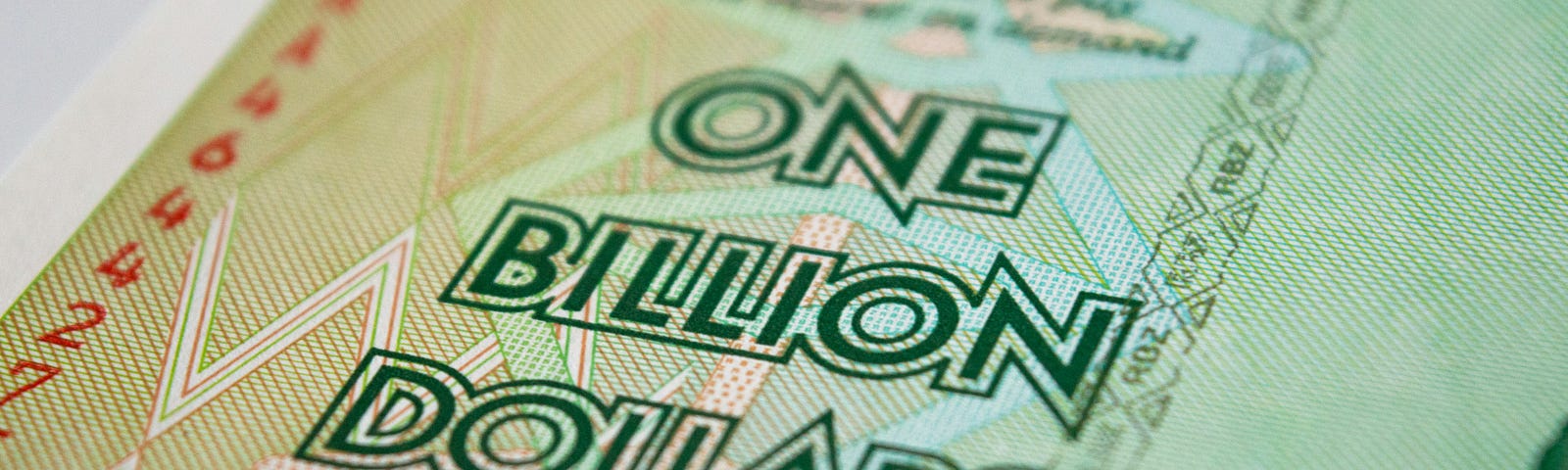 A one billion dollar bill